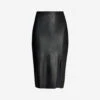 Commando COM FAUX LTHR MIDI SKIRT -Ted Baker Store 1094 3005735 SK11 BLACK ALT10