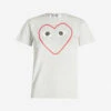 Comme Des Garçons Play Logo-print Cotton-jersey T-shirt -Ted Baker Store 1154 2000022 P1T265 GREY ALT10