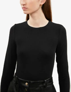 Wolford Chicago Fitted Seamless Stretch-jersey Body -Ted Baker Store 121 85008583 76039 BLACK ALT03