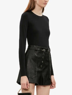 Wolford Chicago Fitted Seamless Stretch-jersey Body -Ted Baker Store 121 85008583 76039 BLACK M