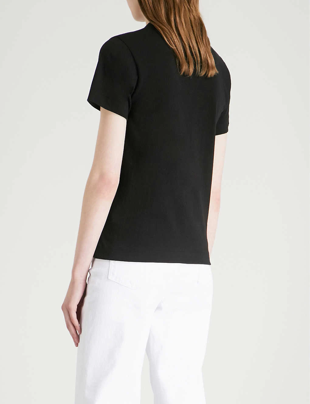 Comme Des Garçons Play Heart Logo-embroidered Cotton-jersey T-shirt 6 Comme Des Garçons Play Heart Logo-embroidered Cotton-jersey T-shirt - Image 4