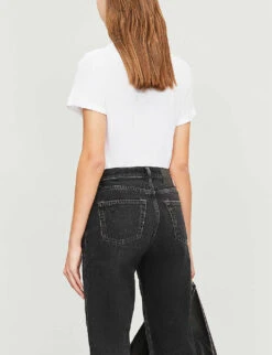 Rag & Bone V-neck Cotton-jersey T-shirt -Ted Baker Store 150 3004401 W272C34CH BRIGHTWHITE ALT02