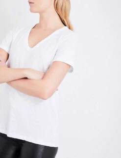 Rag & Bone V-neck Cotton-jersey T-shirt -Ted Baker Store 150 3004401 W272C34CH BRIGHTWHITE ALT05