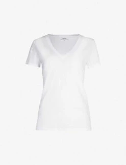 Vince V-neck Cotton-jersey T-shirt