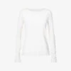 Wolford Aurora Long-sleeved Stretch-woven Top -Ted Baker Store R03640371 WHITE ALT10