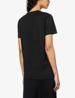 Joseph Round Neck Cotton T-shirt -Ted Baker Store R03653769 BLACK ALT03