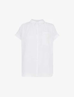 Whistles Nicola Cotton-blend Shirt