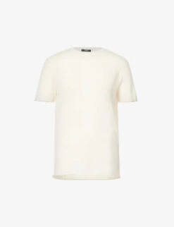 Joseph Round-neck Cashmere T-shirt