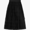 Maje Josepha Ruffle-tiered Tulle Midi Skirt -Ted Baker Store R03672475 BLACK M