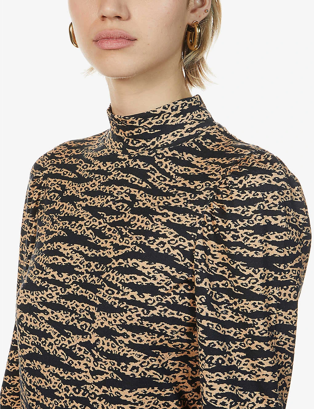 Whistles Animal-print Stretch-jersey Top 7 Whistles Animal-print Stretch-jersey Top - Image 5