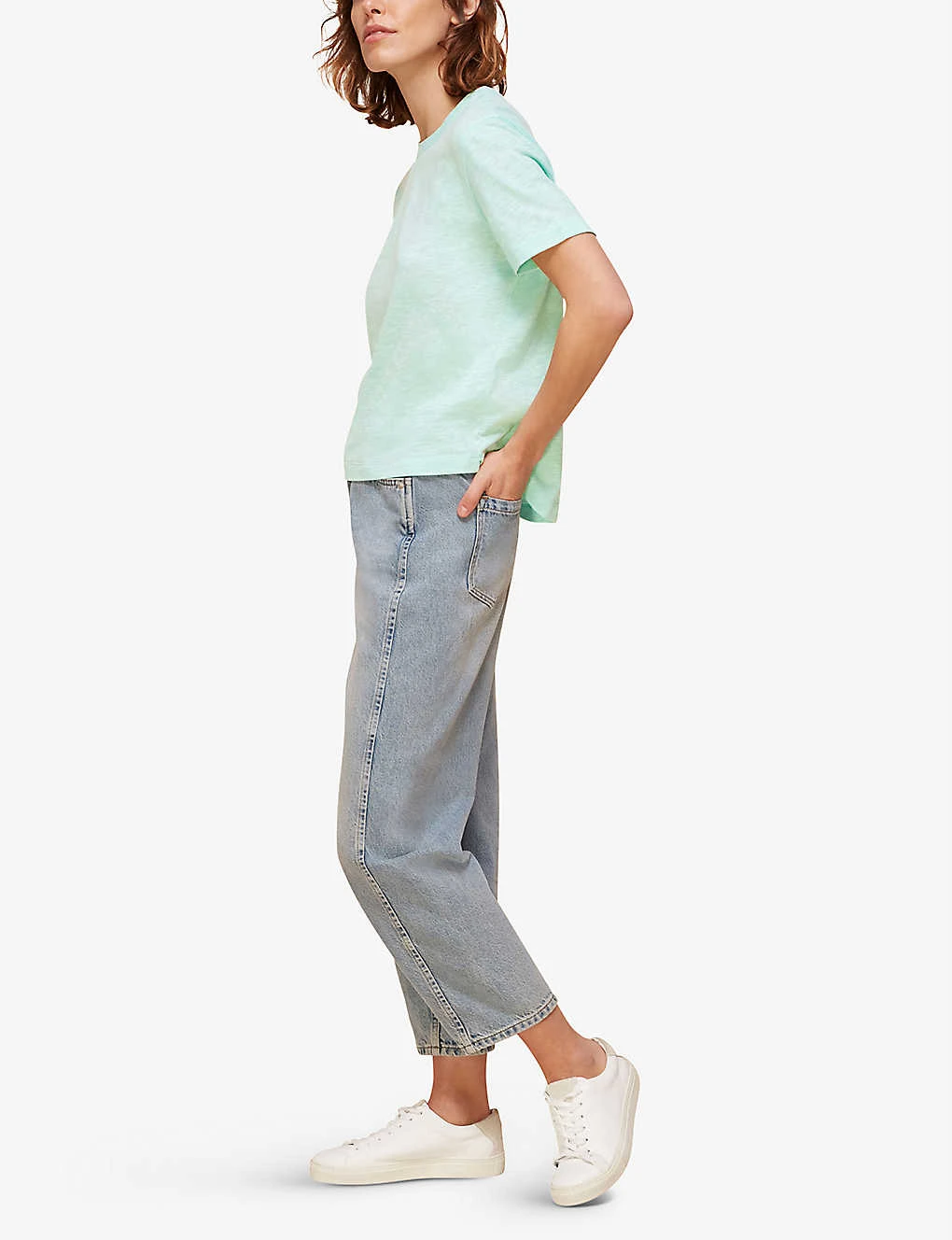 Whistles Emily Ultimate Cotton T-shirt 6 Whistles Emily Ultimate Cotton T-shirt - Image 4