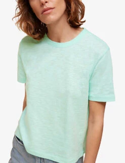 Whistles Emily Ultimate Cotton T-shirt 13 Whistles Emily Ultimate Cotton T-shirt -Ted Baker Store R03744691 ALT05