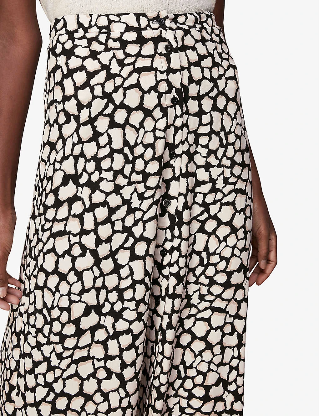 Whistles Animal-print Woven Midi Skirt 8 Whistles Animal-print Woven Midi Skirt - Image 6