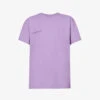 Text-print Organic-cotton T-shirt 1 Text-print Organic-cotton T-shirt -Ted Baker Store R03752034 ORCHIDPURPLE M