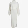 AllSaints Margot Ribbed Two-piece Midi Dress -Ted Baker Store R03758949 CHALKWHITE M