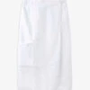 Patch Pocket Button-fastened Organic Terry-cotton Wrapped Towel Medium/large 132cm X 80cm -Ted Baker Store R03761833 WHITE M