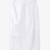 Patch Pocket Button-fastened Organic Terry-cotton Towel Wrap Small/medium 123cm X 76cm -Ted Baker Store R03761835 WHITE M