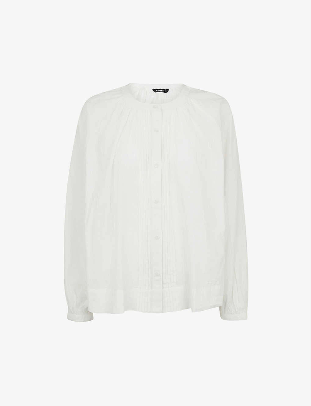 Whistles Jessie Relaxed-fit Cotton Blouse 3 Whistles Jessie Relaxed-fit Cotton Blouse