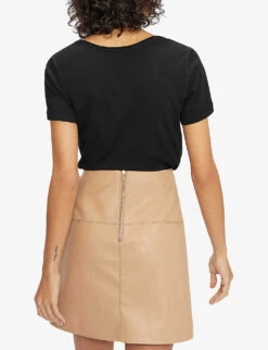 Ted Baker Miarna Relaxed-fit Cotton-jersey T-shirt 8 Ted Baker Miarna Relaxed-fit Cotton-jersey T-shirt -Ted Baker Store R03797480 BLACK ALT02