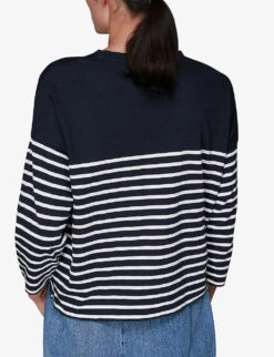 Whistles Breton Striped Cotton Top -Ted Baker Store R03822515 MULTICOLOUR ALT03