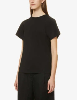 Toteme To Tee Curved Seam Tee -Ted Baker Store R03828803 S BLACK ALT02