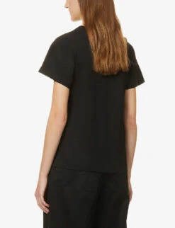Toteme To Tee Curved Seam Tee -Ted Baker Store R03828803 S BLACK ALT03