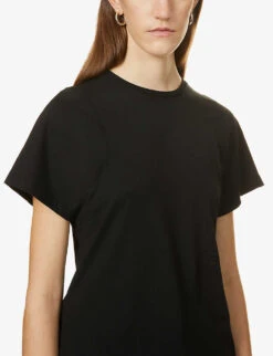 Toteme To Tee Curved Seam Tee -Ted Baker Store R03828803 S BLACK ALT04