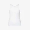 Toteme Ribbed Organic Cotton-blend Tank Top -Ted Baker Store R03828804 WHITE M