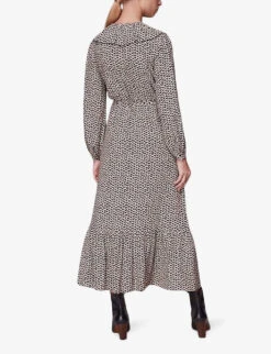 Whistles Heart-print Button-down Woven Top -Ted Baker Store R03838089 MULTICOLOURED ALT03