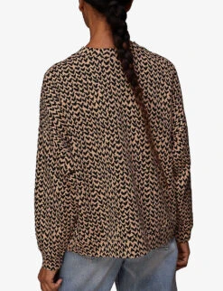 Whistles Heart Jacquard Recycled-polyester And Organic Cotton-blend Jumper 9 Whistles Heart Jacquard Recycled-polyester And Organic Cotton-blend Jumper -Ted Baker Store R03843843 MULTICOLOURED ALT03