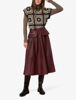 Whistles Crochet Oversized Wool Top -Ted Baker Store R03854075 MULTICOLOURED ALT02