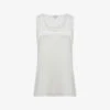 Reiss Riley Round-neck Silk-blend Vest Top -Ted Baker Store R03882393 WHITE M
