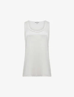 Reiss Riley Round-neck Silk-blend Vest Top