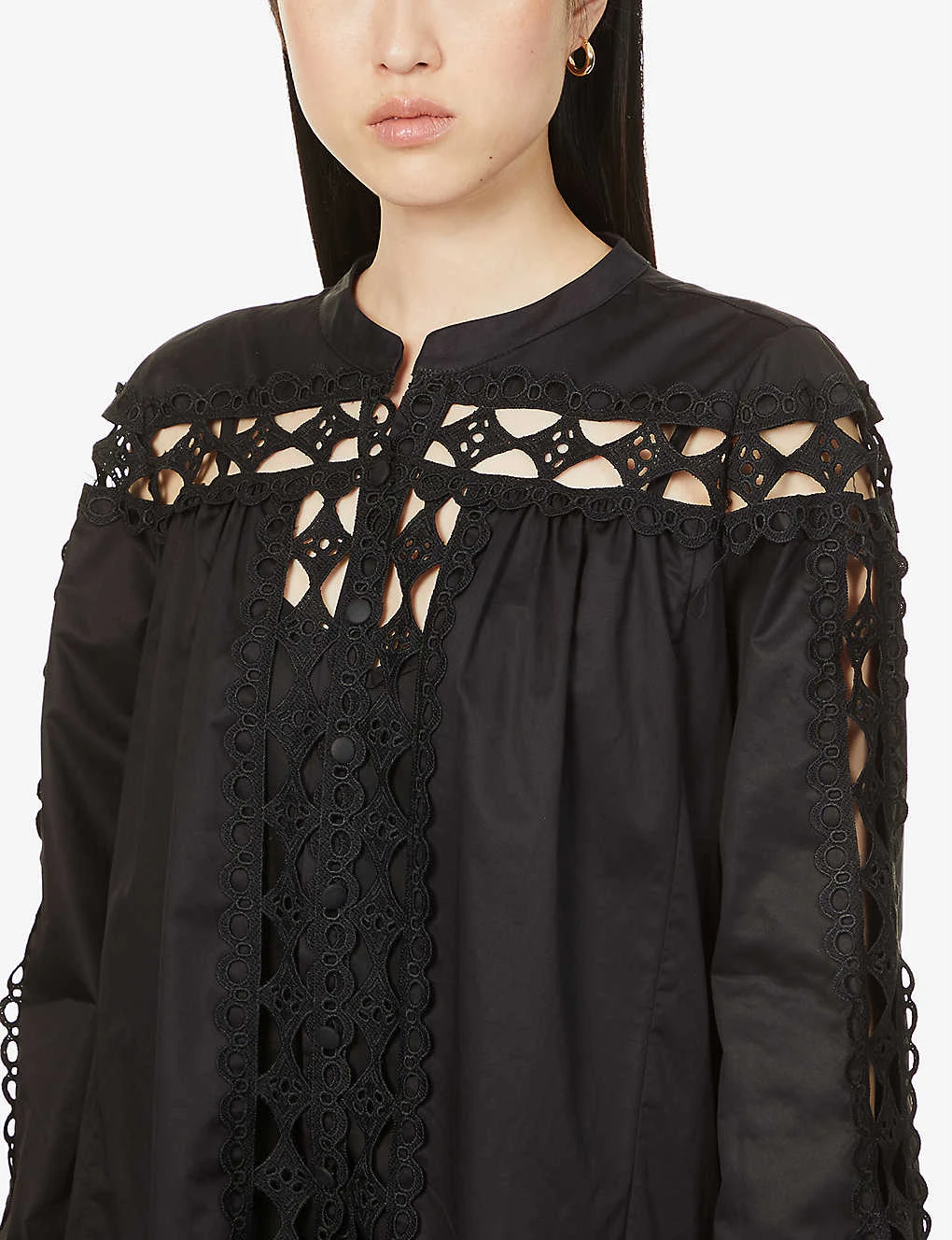 Devotion Twins Ithaki Lace-embroidered Cotton Mini Dress 7 Devotion Twins Ithaki Lace-embroidered Cotton Mini Dress - Image 5