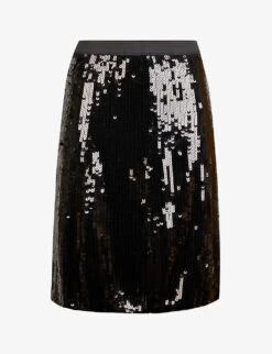 Pre-loved Gerard Darel Sequin-embellished Midi Skirt