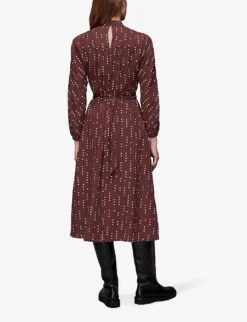 Whistles Theodora Dash Polka Dot Woven Dress -Ted Baker Store R03894956 MULTICOLOURED ALT03