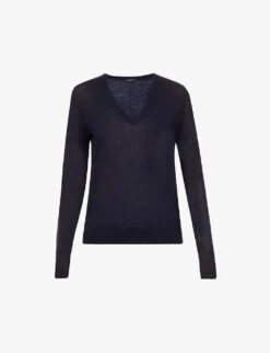 Joseph Cashair V-neck Cashmere-knit Jumper