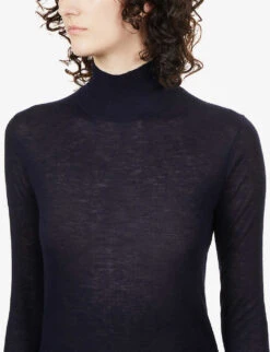 Joseph Cashair Turtleneck Cashmere-knit Jumper -Ted Baker Store R03900707 NAVY ALT04