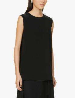 Joseph Sleeveless Silk Blouse -Ted Baker Store R03900838 BLACK ALT02