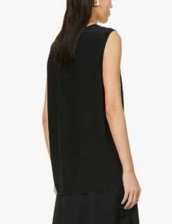 Joseph Sleeveless Silk Blouse -Ted Baker Store R03900838 BLACK ALT03