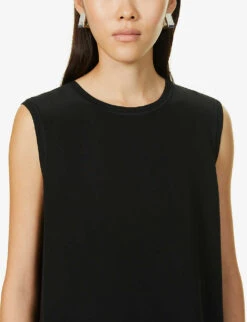 Joseph Sleeveless Silk Blouse -Ted Baker Store R03900838 BLACK ALT04