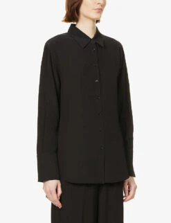 Joseph Joe Relaxed-fit Silk Blouse -Ted Baker Store R03900846 BLACK ALT02