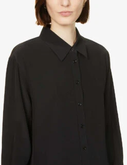 Joseph Joe Relaxed-fit Silk Blouse -Ted Baker Store R03900846 BLACK ALT04
