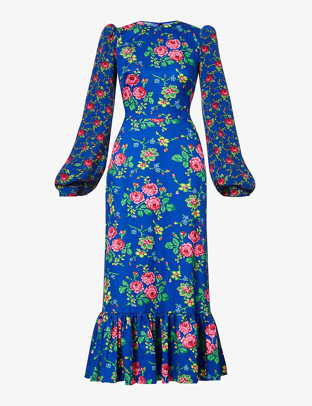 Villanelle Floral-print Cotton Midi Dress 3 Villanelle Floral-print Cotton Midi Dress
