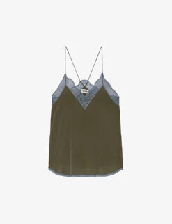 Zadig & Voltaire Christy V-neck Silk-crepe Top
