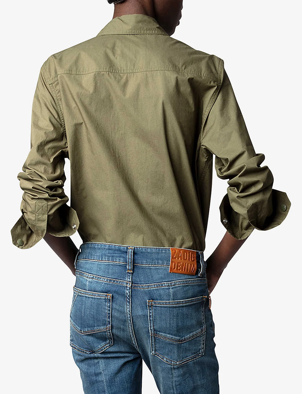 Zadig & Voltaire This Appliqué-detail Cotton Shirt 6 Zadig & Voltaire This Appliqué-detail Cotton Shirt - Image 4