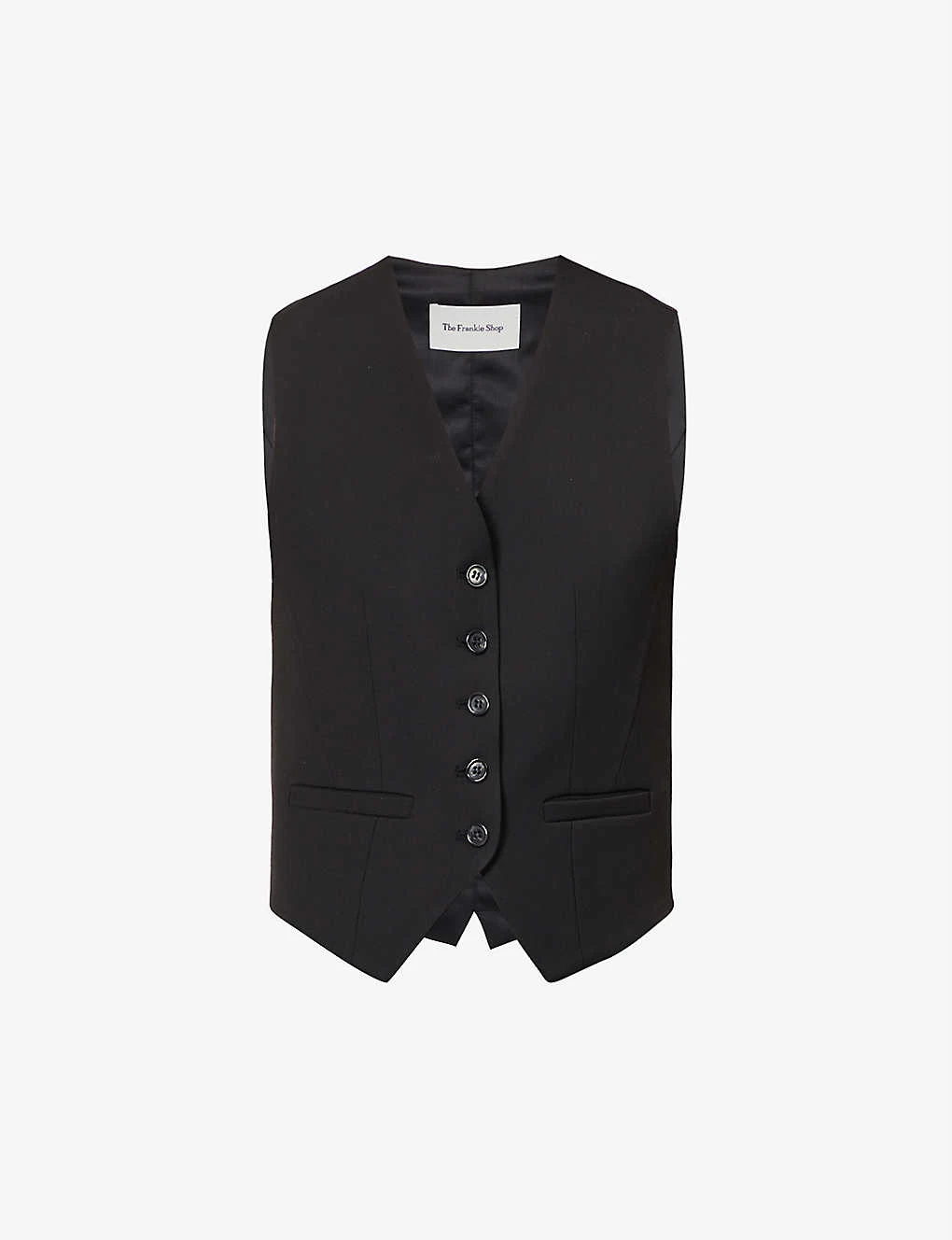 Gelso V-neck Woven Waistcoat 3 Gelso V-neck Woven Waistcoat