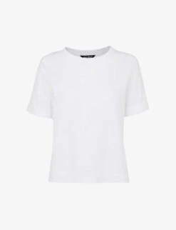 Whistles Olsen Scoop-neck Cotton-jersey T-shirt