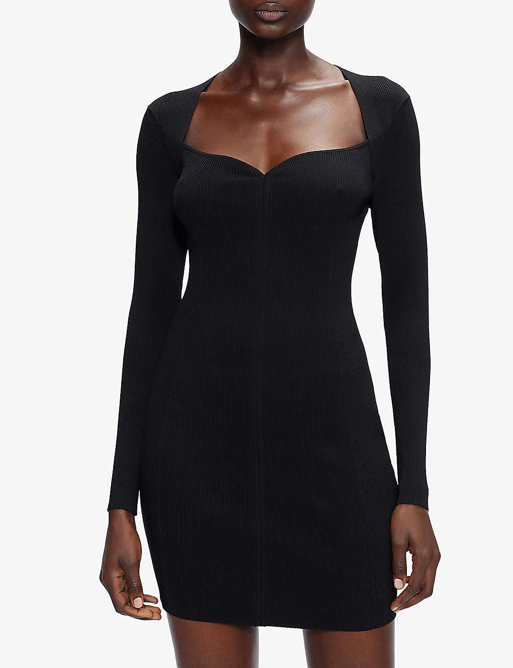 Ted Baker Mmeggi Sweetheart-neckline Stretch-knit Mini Dress 5 Ted Baker Mmeggi Sweetheart-neckline Stretch-knit Mini Dress - Image 3