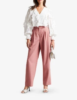 Ted Baker Janeio Ruffled Woven Blouse -Ted Baker Store R03952648 WHITE ALT01